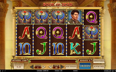 Der beliebte Slot Book Of Dead.
