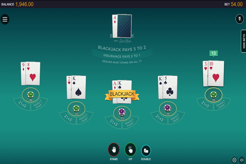 Blackjack online in Österreich spielen.