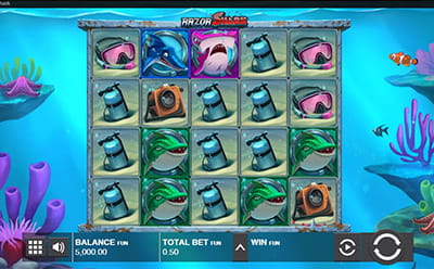 Die Haie sind bei Razor Shark los